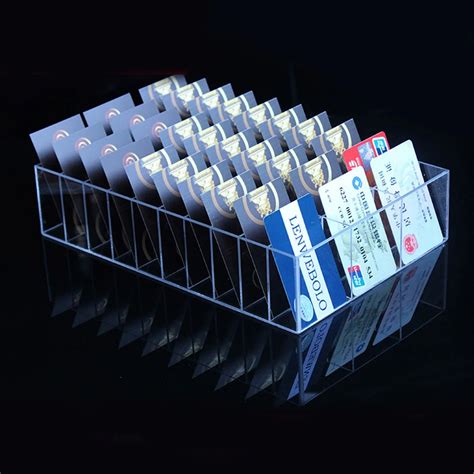 large capacity business card holder.